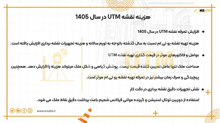 تغییرات تعرفه utm